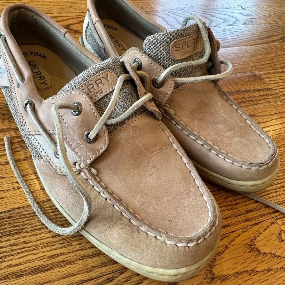 Sperry‎ Women's Tan Boat Shoes, Size 8.5